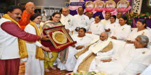 Grandmother awarded with Dr. Abdul Kalam World Peace and Mahakaruna Award
